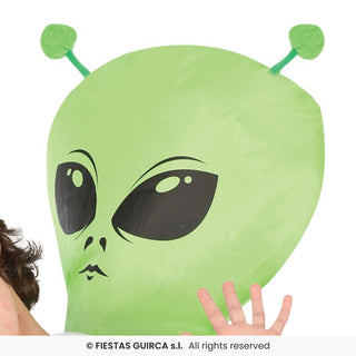 Bärande alien maskeraddräkt – barn, 7–9 år (137 cm)