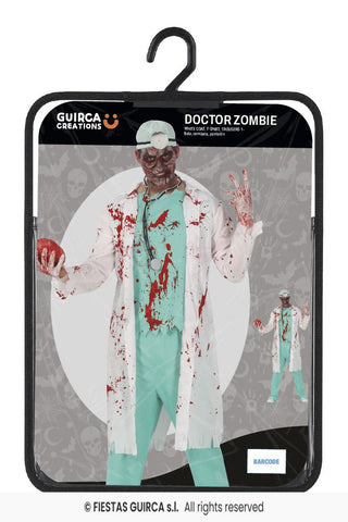 Zombieläkare maskeraddräkt – vuxen, storlek 54-56 (XL)