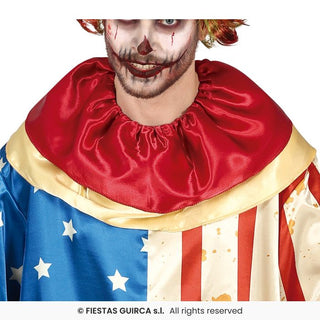 Patriot-clown maskeraddräkt – vuxen, storlek 52-54 (L)