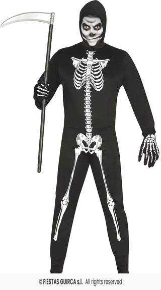 Skelett Maskeraddräkt