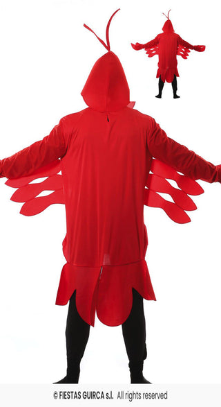 Hummer maskeraddräkt – vuxen, storlek 52-54 (L)