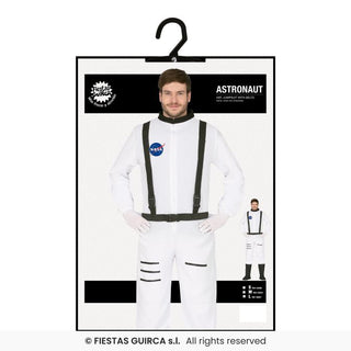Astronaut maskeraddräkt – vuxen, storlek 52-54 (L)
