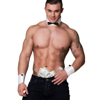 Stripperset (Krage med Fluga & 2 Manschetter)
