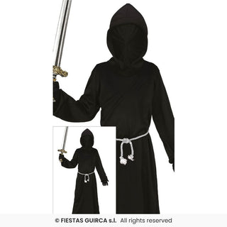 Dark Boy maskeraddräkt – barn, 7–9 år (137 cm)
