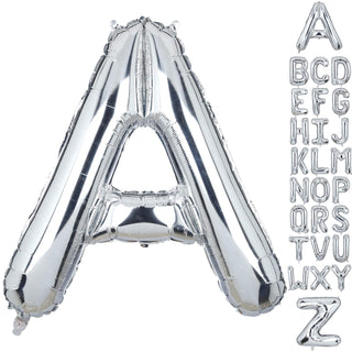 letter Helium balloon 86cm silver