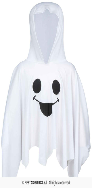 Spökponcho maskeraddräkt – barn, 7-9 år (137 cm)