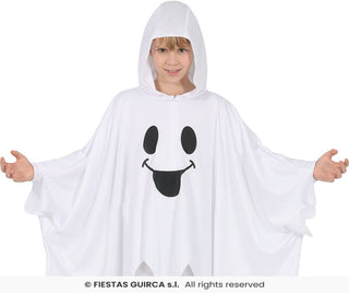 Spökponcho maskeraddräkt – barn, 7-9 år (137 cm)