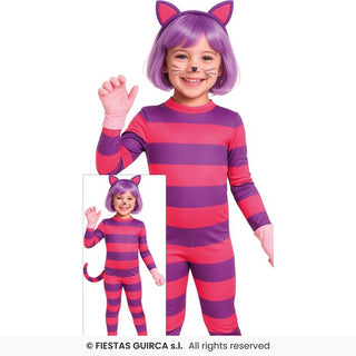 Leende katt maskeraddräkt – barn, 7–9 år (137 cm)