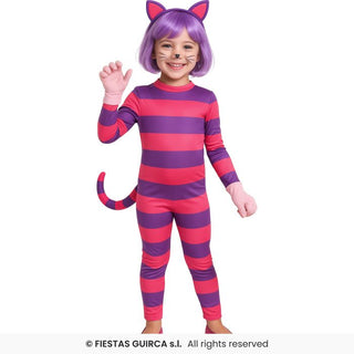 Leende katt maskeraddräkt – barn, 7–9 år (137 cm)