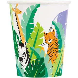 safari paper cups 8-pack 266ml