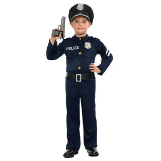 Polis Bobby maskeraddräkt – barn, 7–9 år