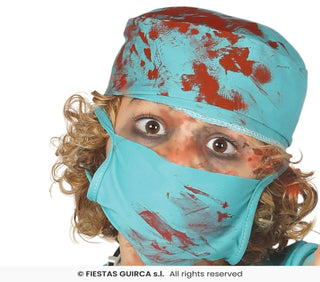Zombiekirurg maskeraddräkt – barn, 7-9 år (137 cm)