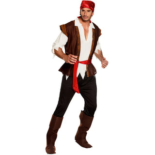 Piraten Thunder maskeraddräkt – vuxen, storlek 54/56