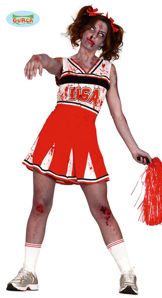 fancy dress zombie cheerleader