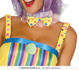 Clown maskeraddräkt – vuxen, storlek 38-40 (M)