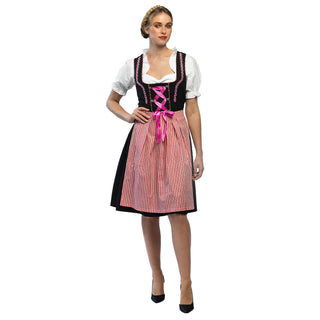 Oktober Fest Klänning Rosa Strl 40/42