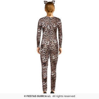 Leopard maskeraddräkt – vuxen, storlek 38-40 (M)