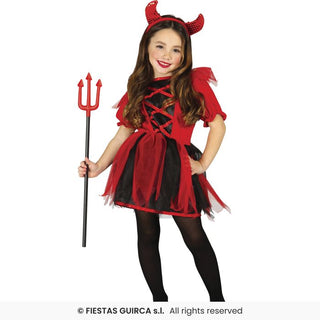 Söt liten djävul maskeraddräkt – barn, 5-6 år (123 cm)