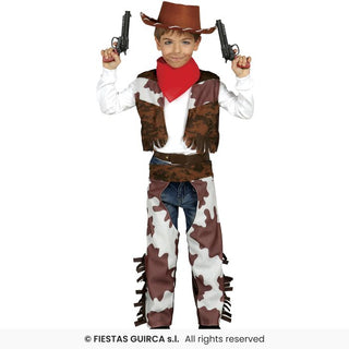 Cowboy maskeraddräkt – barn, 3-4 år (109 cm)