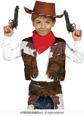 Cowboy maskeraddräkt – barn, 3-4 år (109 cm)