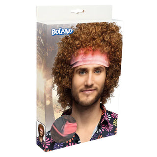 Peruk Hippie Groove med Pannband