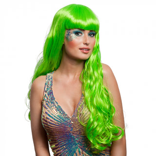 wig "oceana" green long