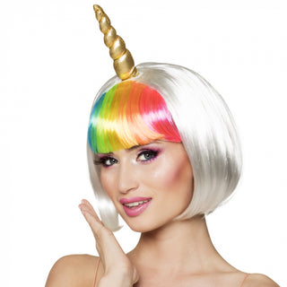 wig unicorn rainbow