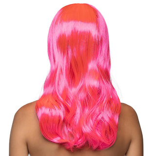 wig long hot pink