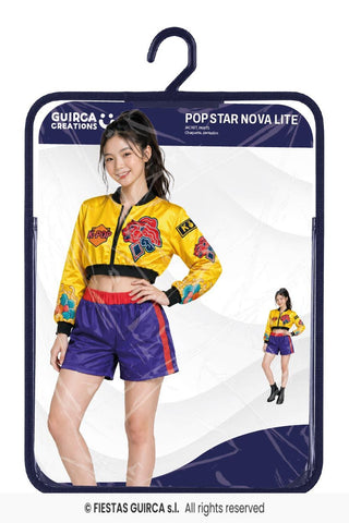 Popstjärnan Nova, enklare variant maskeraddräkt – tonåring, 14-16 år (171 cm)