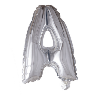 Bokstavs Heliumballonger Silver 40" A