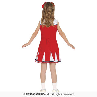 Zombie-cheerleader maskeraddräkt – barn, 10-12 år (151 cm)