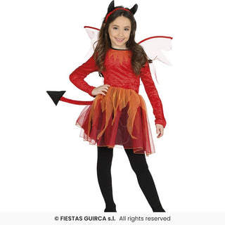Hondjävul maskeraddräkt – barn, 5–6 år (123 cm)