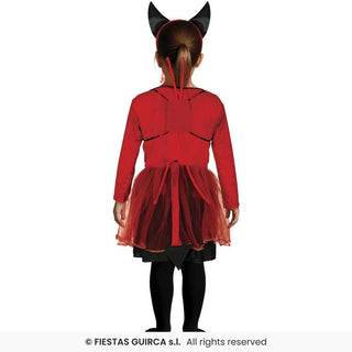 Hondjävul maskeraddräkt – barn, 5–6 år (123 cm)