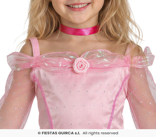 Rosa prinsessa maskeraddräkt – barn, 3-4 år (109 cm)