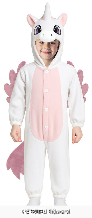 Enhörnings-kigurumi maskeraddräkt – barn, 3-4 år (109 cm)
