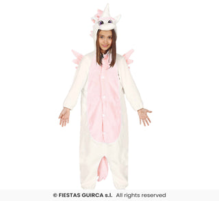 Enhörnings-kigurumi maskeraddräkt – barn, 3-4 år (109 cm)