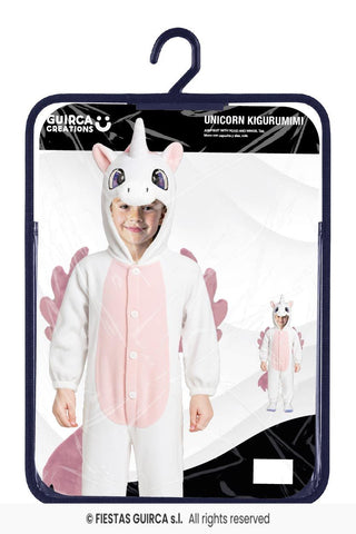 Enhörnings-kigurumi maskeraddräkt – barn, 3-4 år (109 cm)