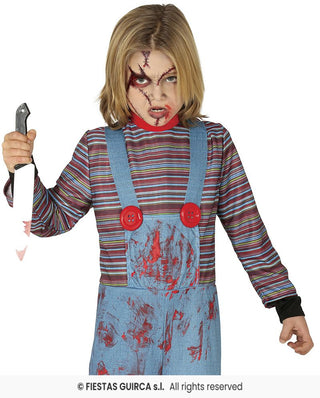 Besatt docka maskeraddräkt – barn, 10-12 år (151 cm)