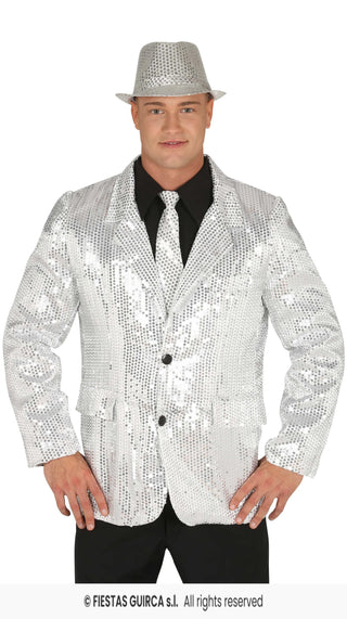 Paljett Kavaj Silver