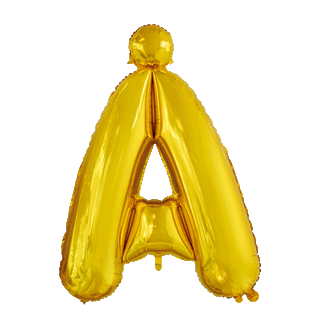 Bokstavs Heliumballonger Guld 40" ÅÄ