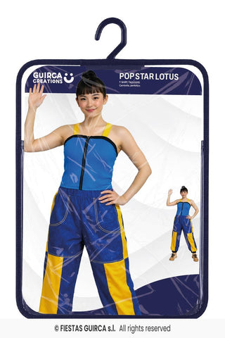 Popstjärnan Lotus maskeraddräkt – vuxen, storlek 36-38 (S)