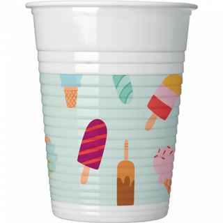 ice cream plastic cups 8-pack
