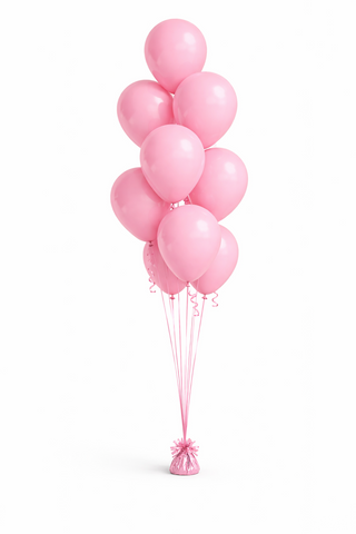 Standard Ballongbukett 6 med Helium