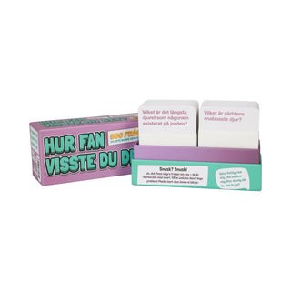 Hur fan visste du det? Partyspel