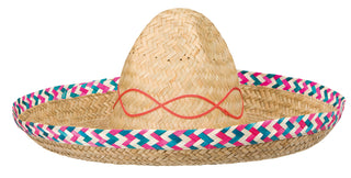 Sombrero Hatt Röd och Vit