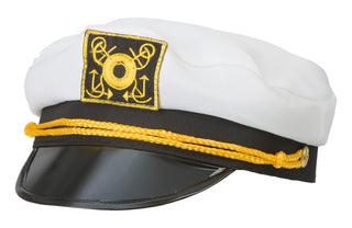 Kaptens Hatt Vit