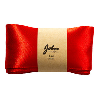 Röd Satin Band 3,8 cm x 2,5 m