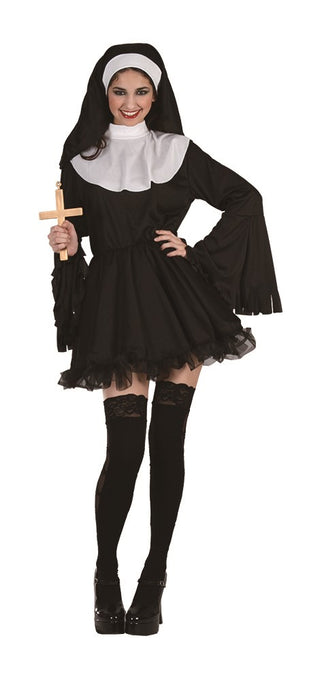 Masquerade costume Nun Size S/M