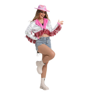 Disco Cowgirl Set med Jacka & Hatt