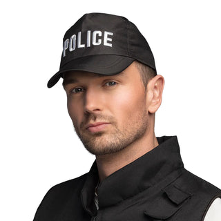 Svart Polis Keps